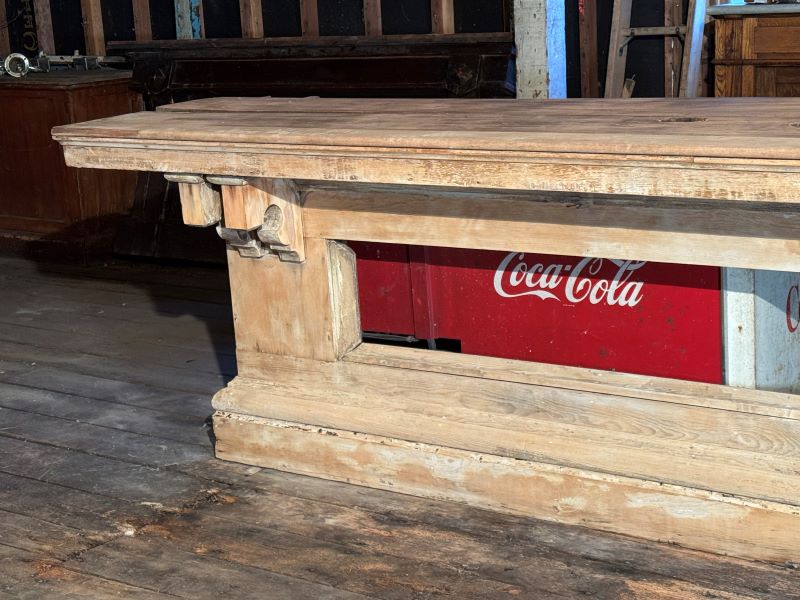 Front bar, mahogany top, and an Optional Oak backbar